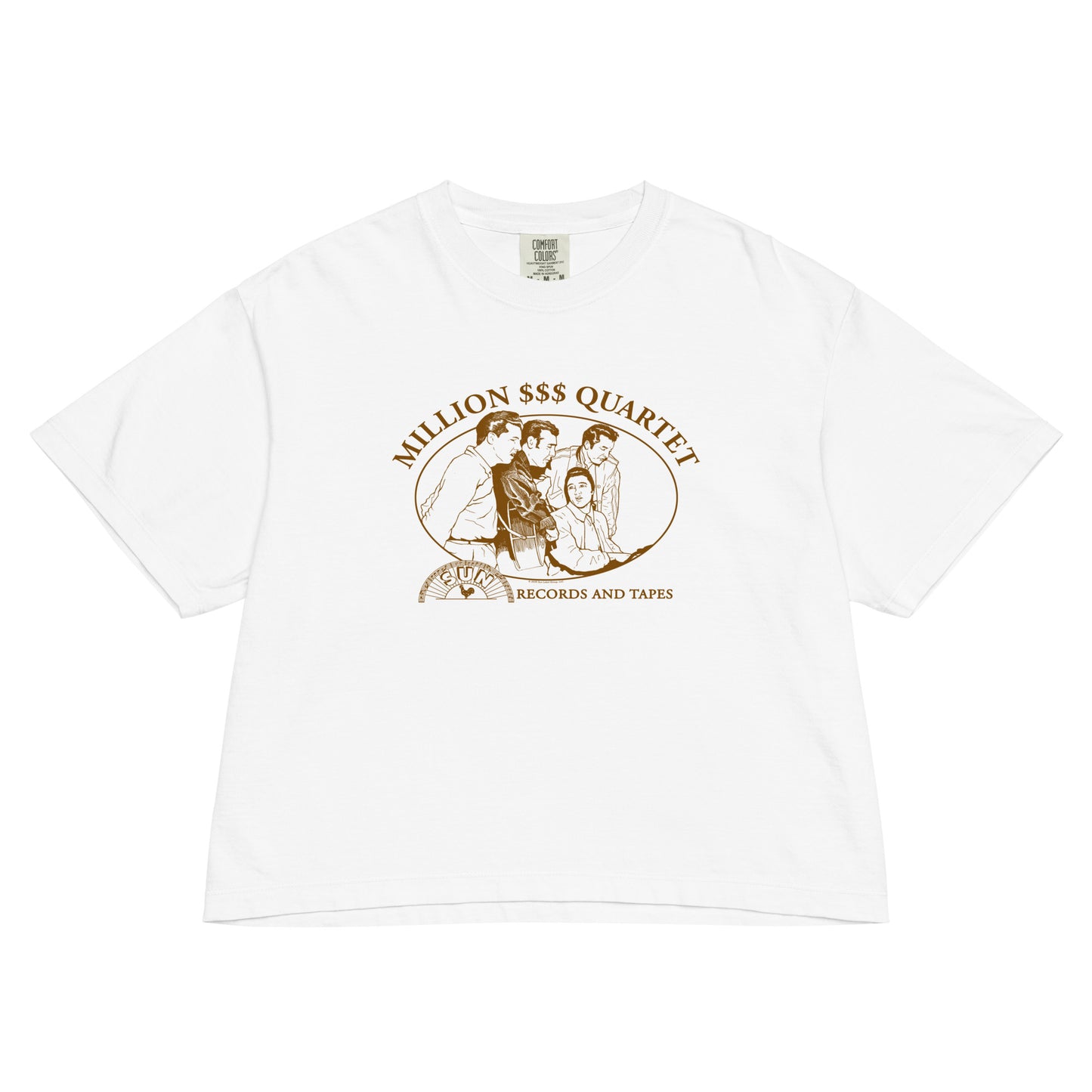 Vintage Million Dollar Quartet Boxy Women's T-Shirt