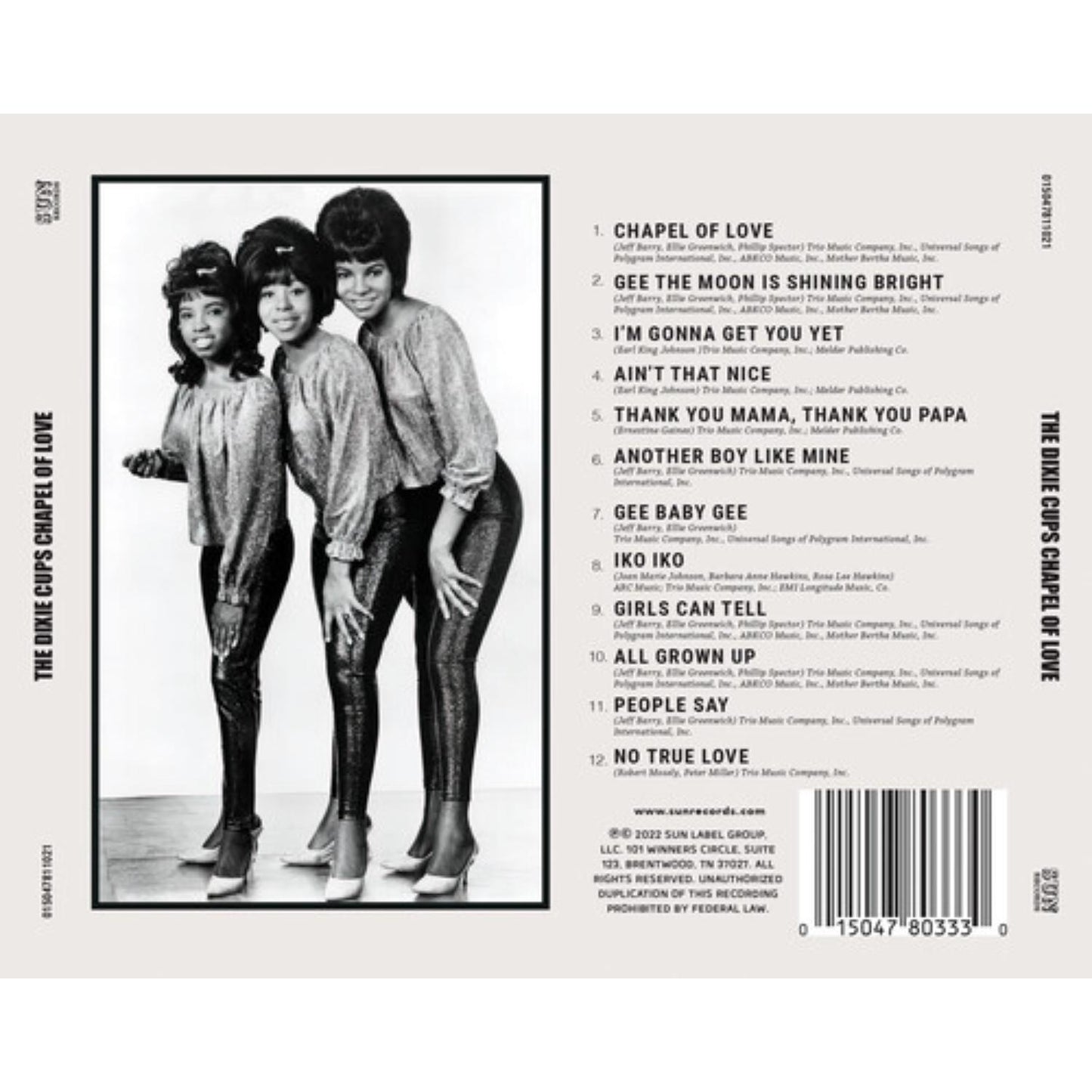 The Dixie Cups - Chapel of Love (Sun Records 70th Anniversary / Remastered 2022) CD