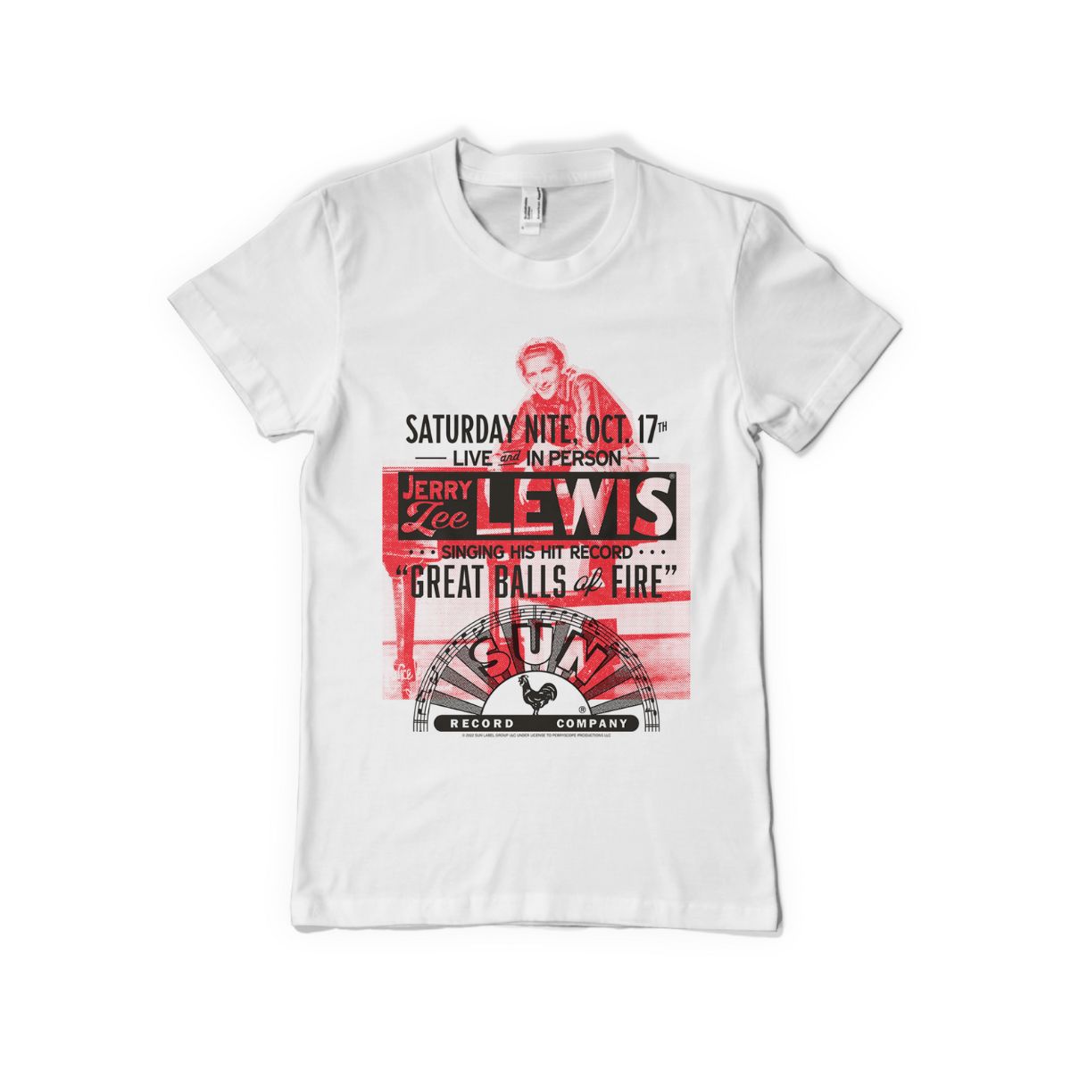 Jerry Lee Lewis Live & In Person T-Shirt