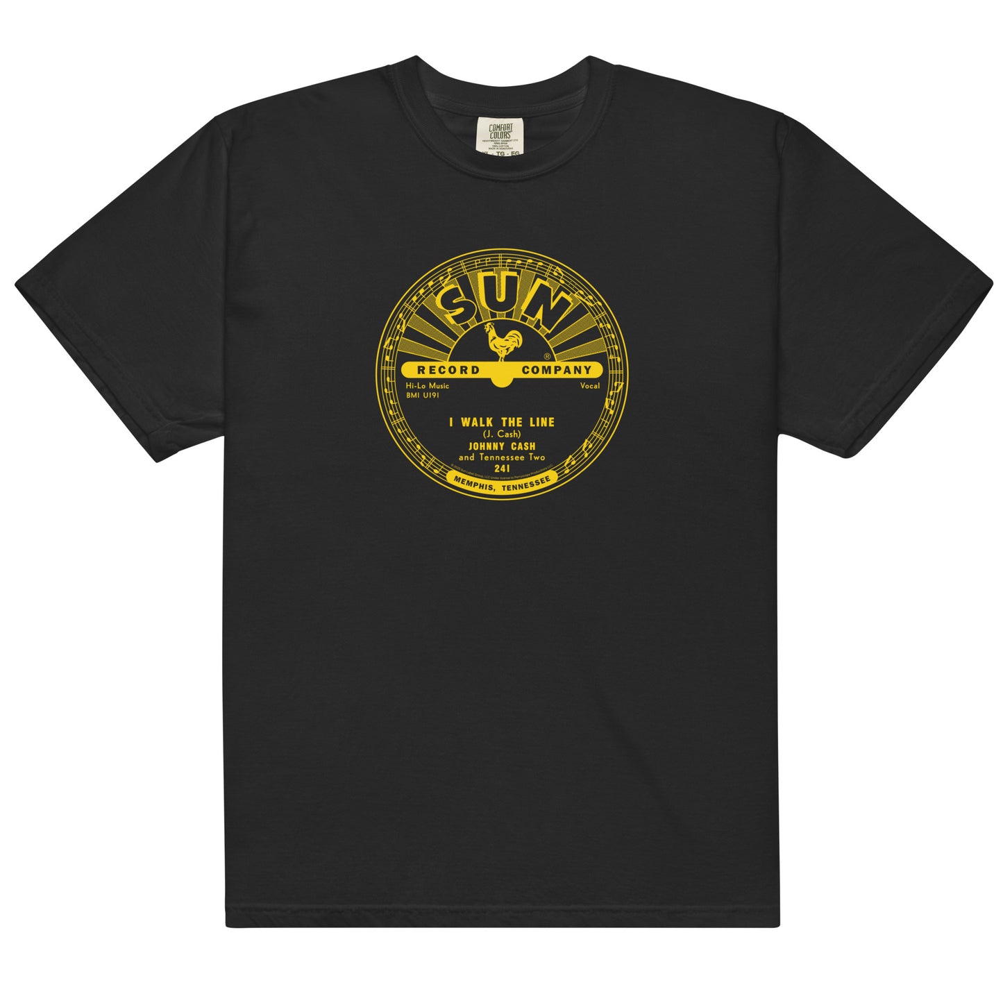 Johnny Cash I Walk The Line Sun Records T-Shirt