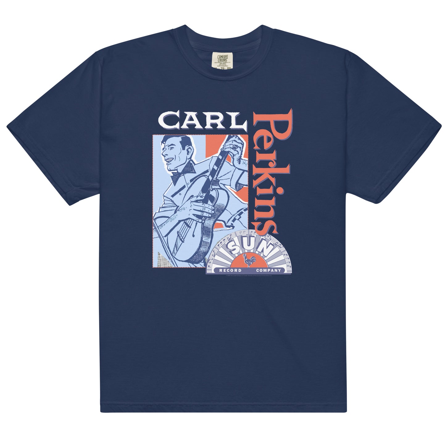 Carl Perkins Retro Print T-Shirt