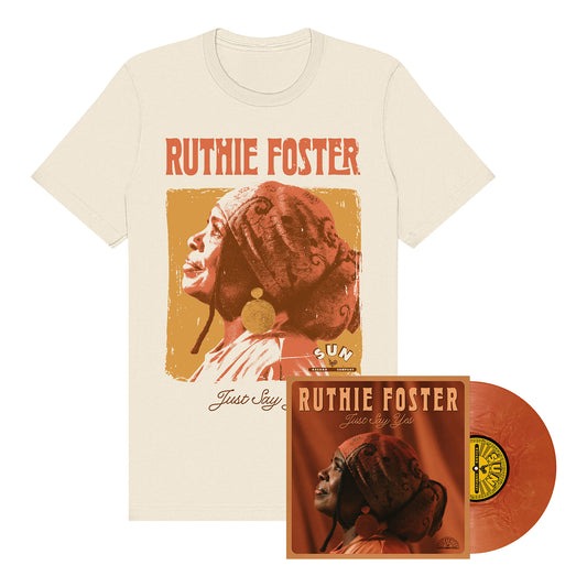 Ruthie Foster Just Say Yes LP + Album T-Shirt Fan Pack