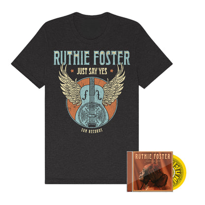 Ruthie Foster Just Say Yes CD + Guitar T-Shirt Fan Pack
