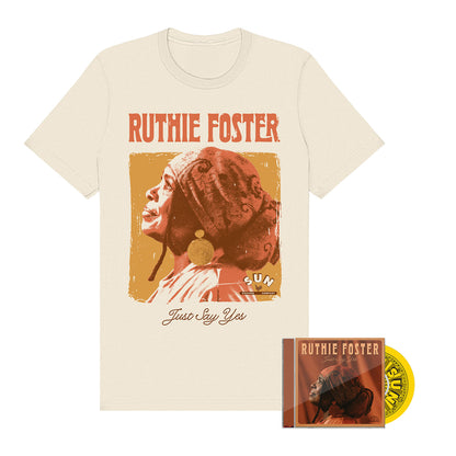 Ruthie Foster Just Say Yes CD + Album T-Shirt Fan Pack