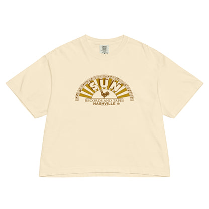 Sun Records Vintage Logo Boxy Women's T-Shirt