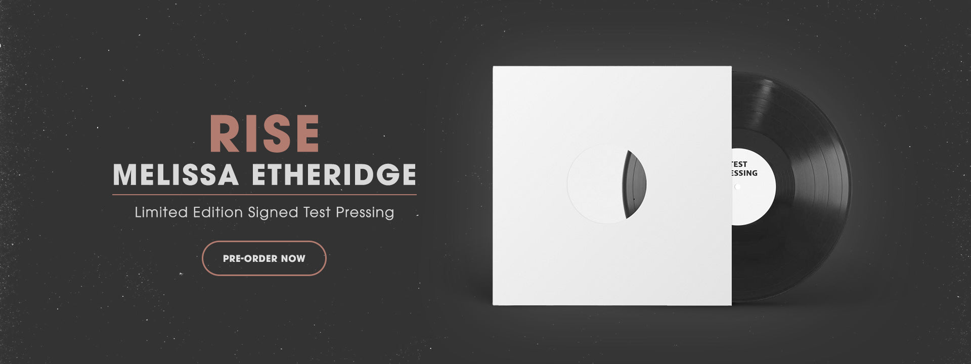 Melissa Etheridge Limited Edition Signed Test Pressing Preorder Now!