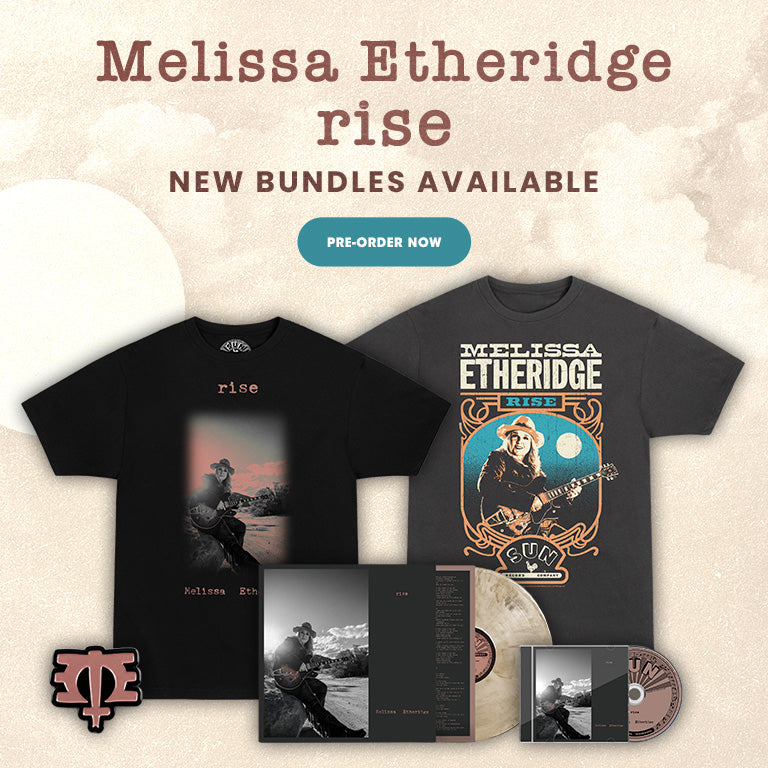 Melissa Etheridge Rise new bundles available. Pre-order now
