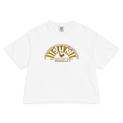 Sun Records Vintage Logo Boxy Women's T-Shirt