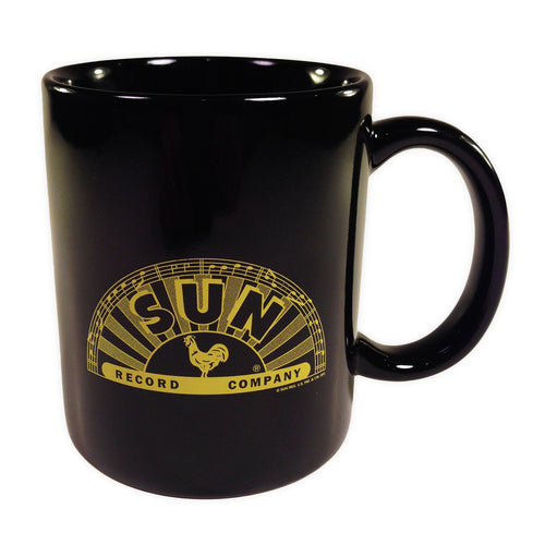 Sun Half Logo Black Mug