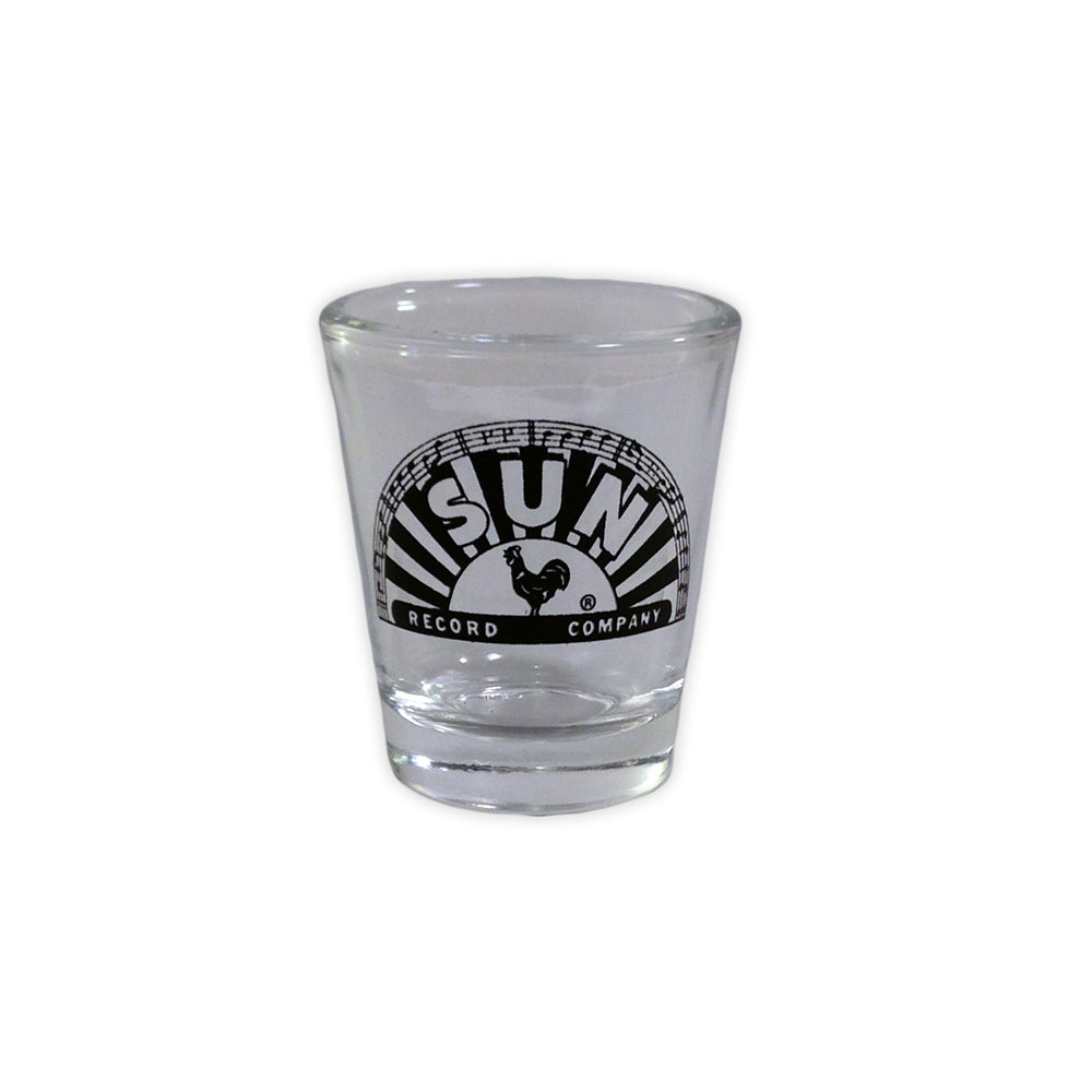 Sun Half Logo Shot Glass - Clear