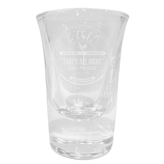 That's All Right Label Laser Engraved Shot Glass