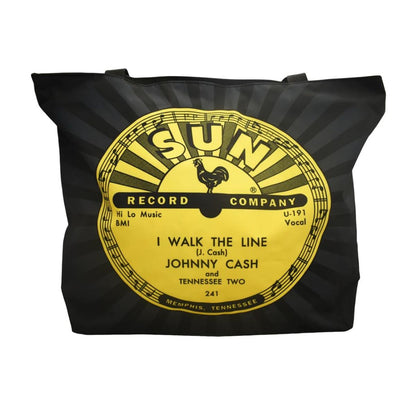 Johnny Cash Walk the Line Canvas Tote