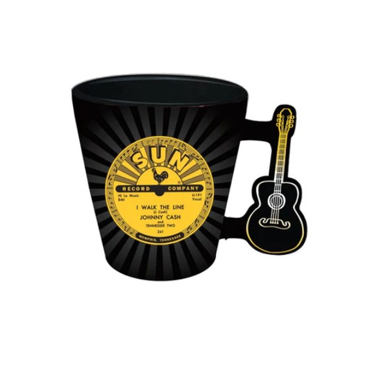 Sun Records Johnny Cash Guitar Handle Shot Glass