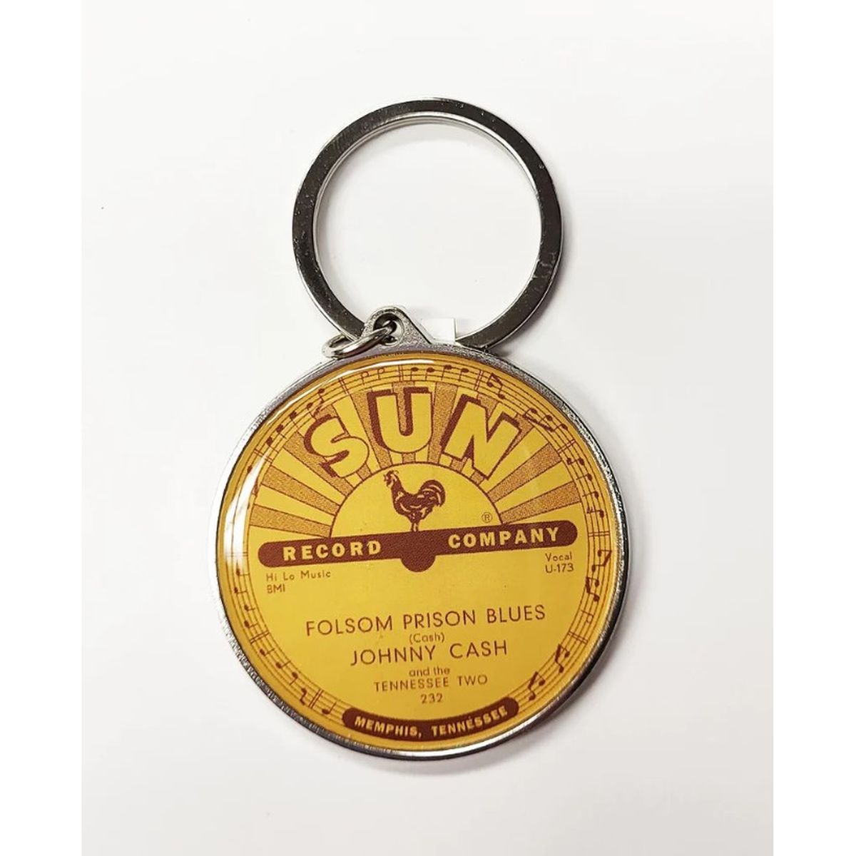 Johnny Keychains Johnny Cash Folsom Prison Key Chain – Sun Records