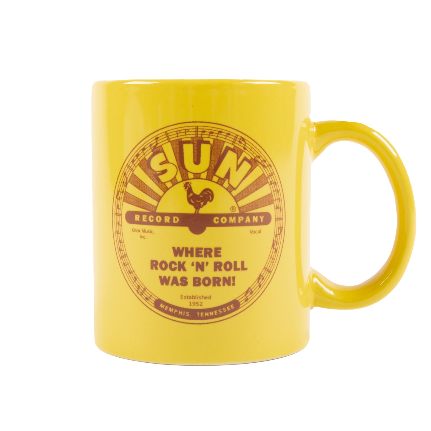 Rock N' Roll Yellow 11oz Mug