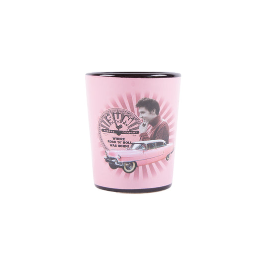 Elvis Pink Cadillac Shot Glass