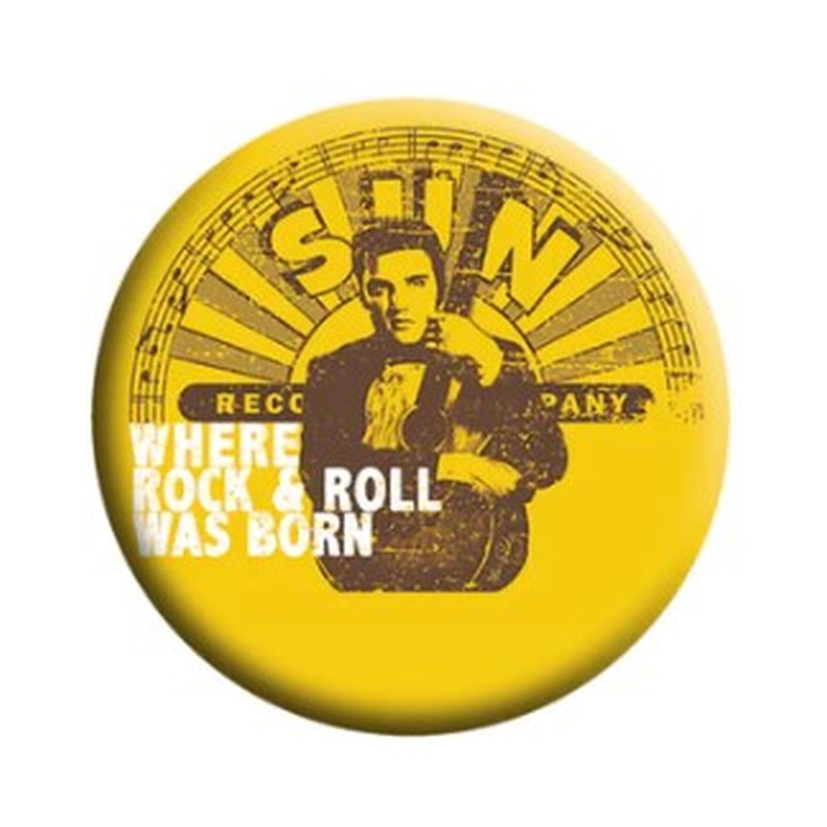 Elvis Presley Sun Records R&R Button