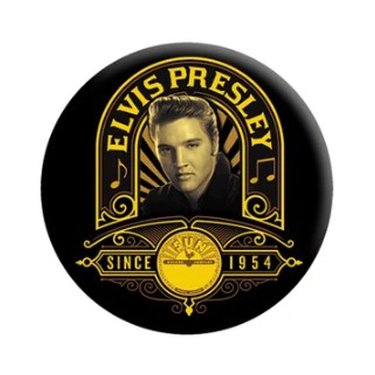 Elvis Presley Sun Records Button