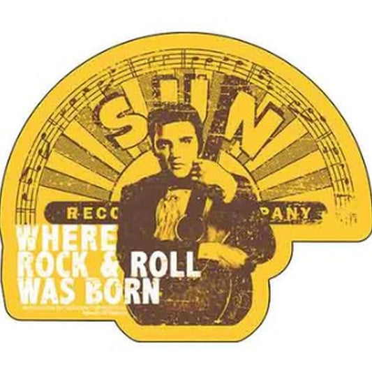 Elvis Presley Sun Records R&R Sticker