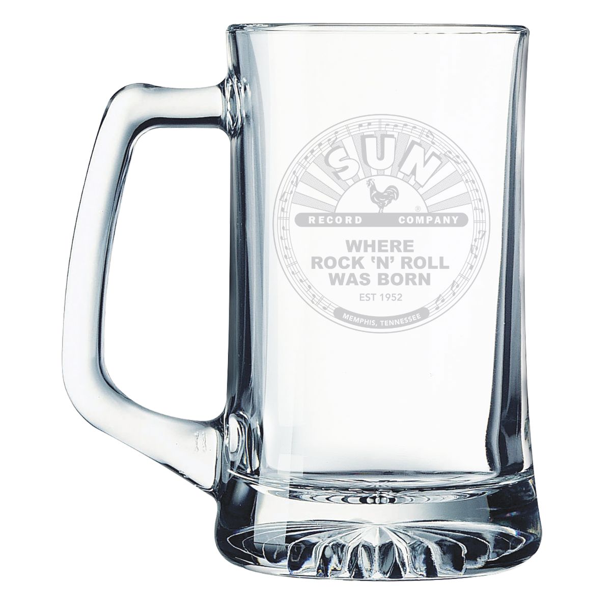 Where Rock & Roll Was Born Laser Etched Beer Stein