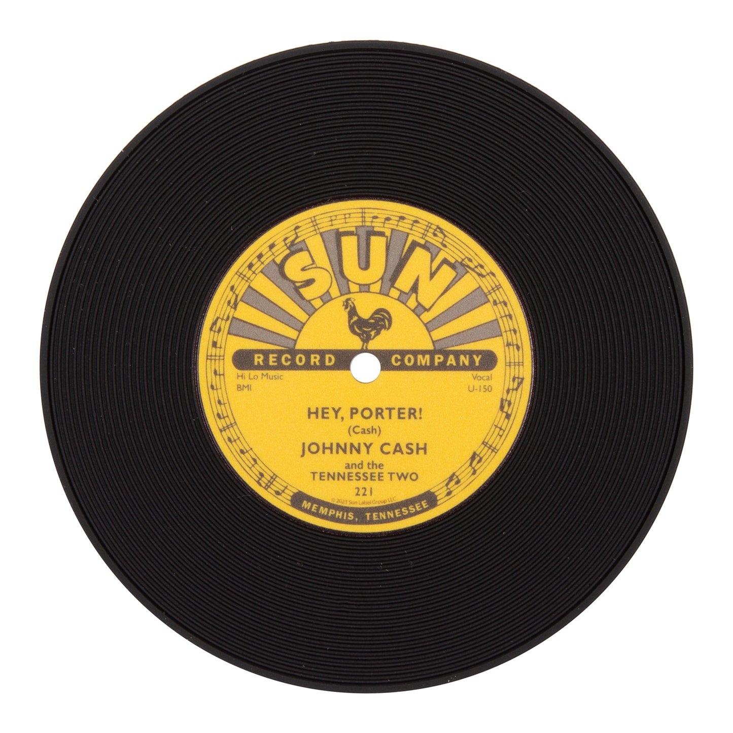 Sun Records Johnny Cash Coaster