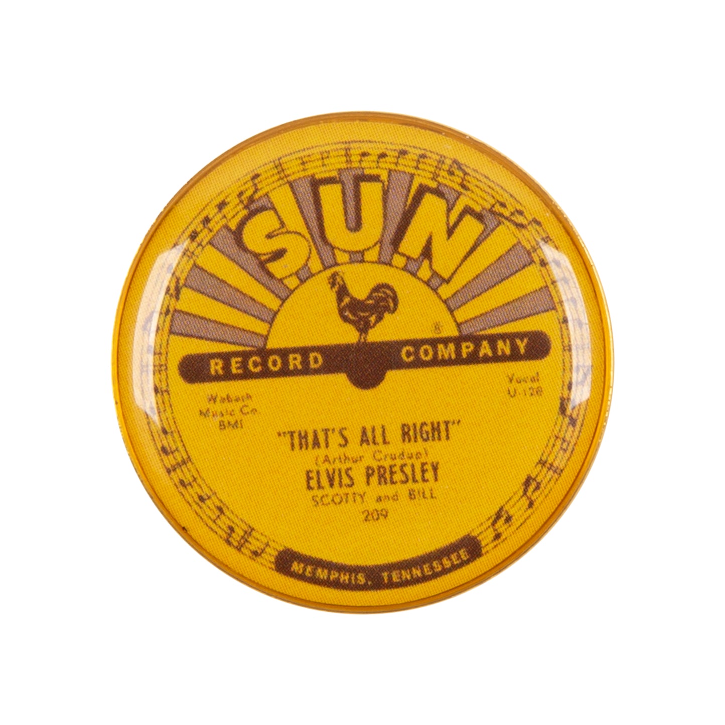 Sun Records Elvis "That’s All Right "Pin