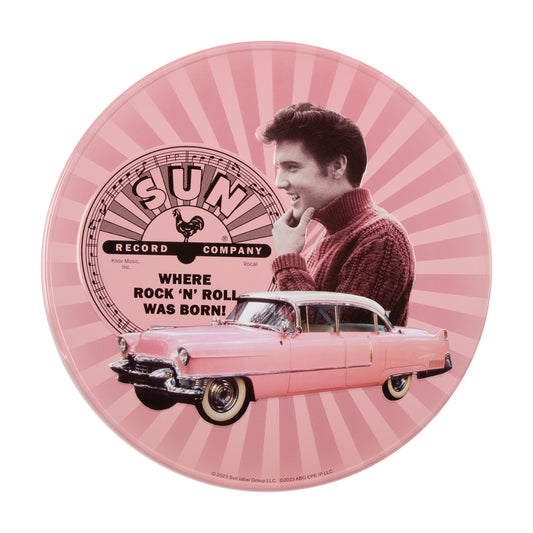 Sun Records Elvis "Where Rock N Roll Was Born" Pink Aluminum Sign