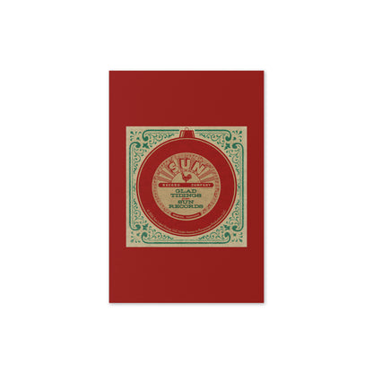 Sun Records Glad Tidings Greeting Card