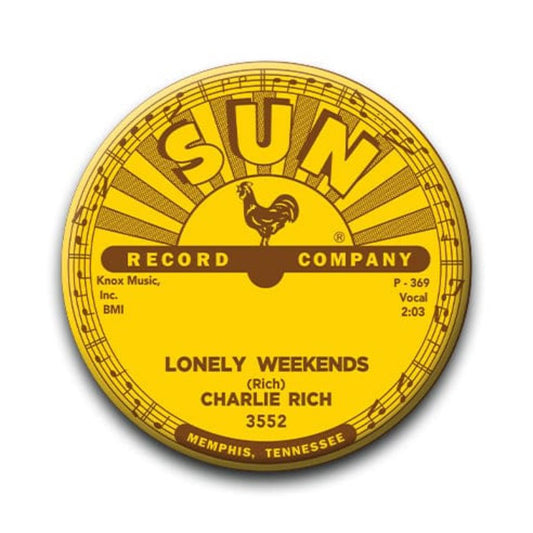 Charlie Rich Lonely Weekends Pin