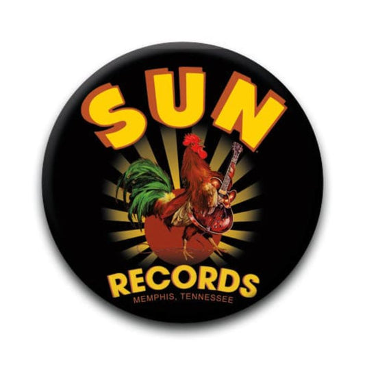 Sun Records Sunburt Rooster Pin