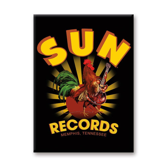 Sun Records Sunburst Rooster Magnet