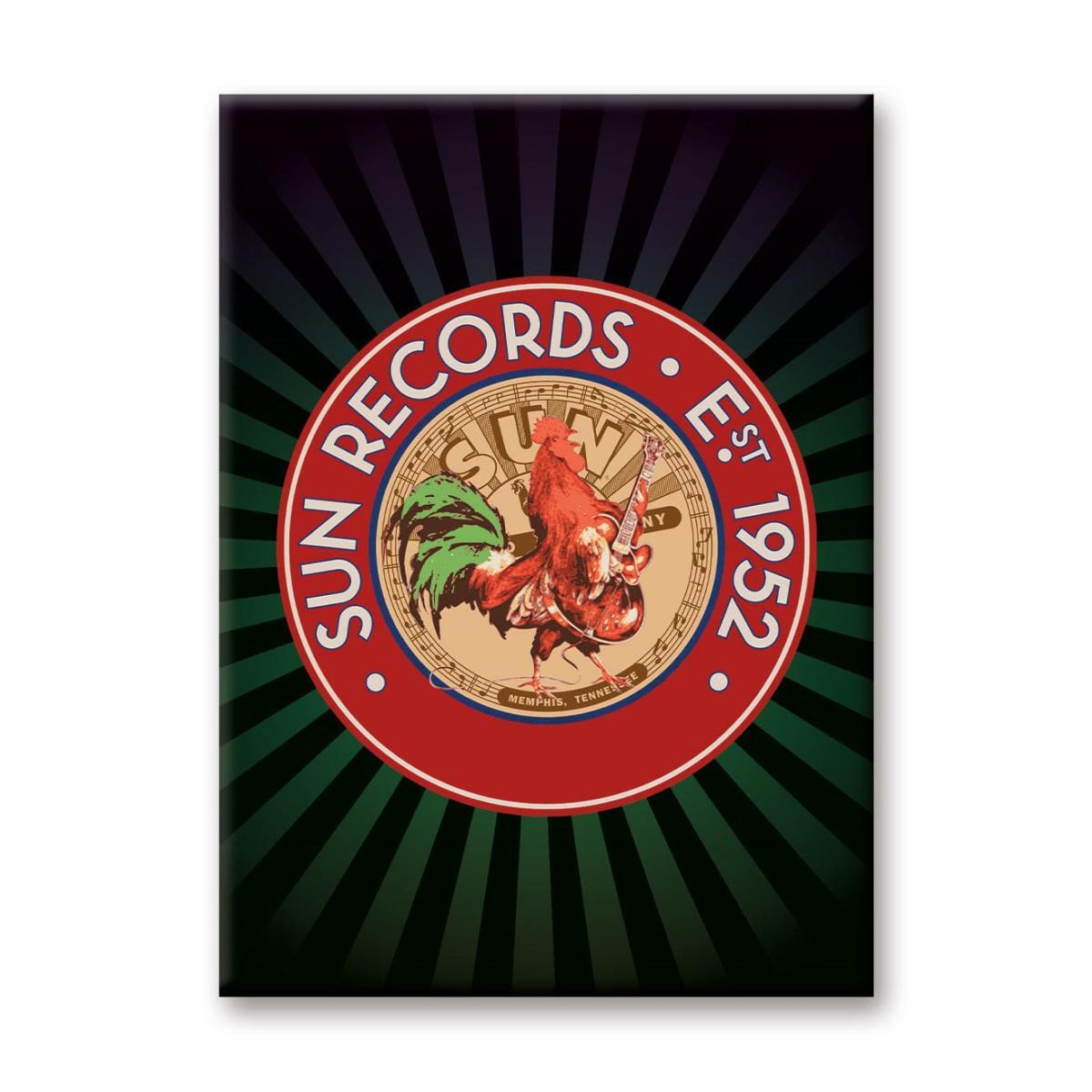 Sun Records Rooster Record Magnet