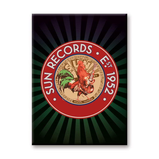 Sun Records Rooster Record Magnet