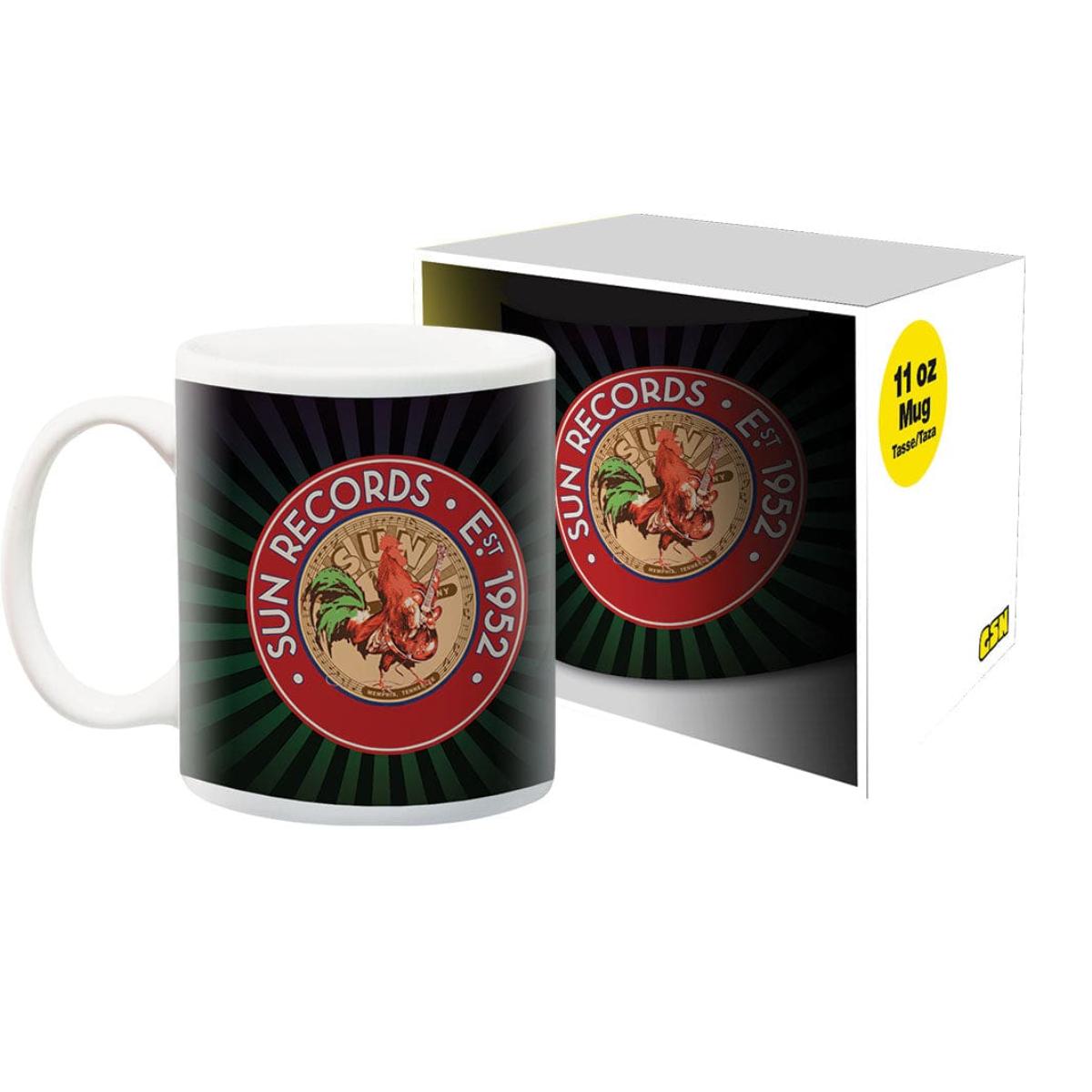 Sun Records Rooster Record Boxed Mug