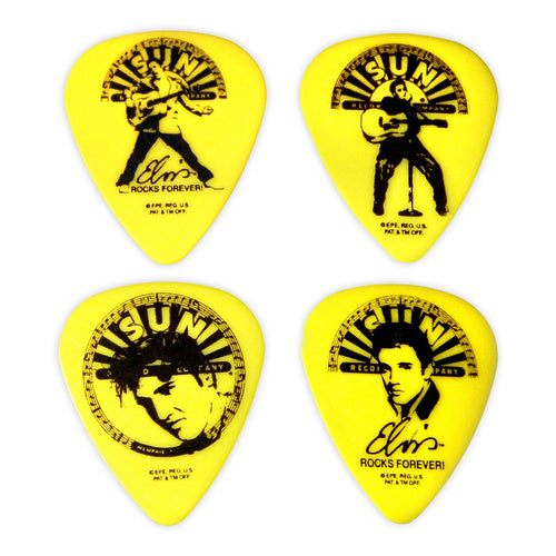 Elvis Guitar Picks, 4 Pack