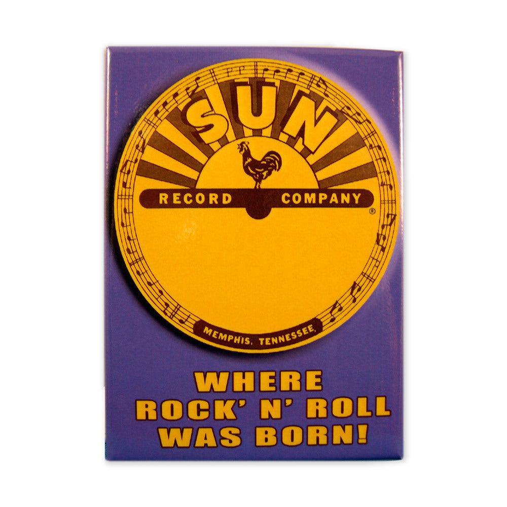 Where Rock & Roll Was Born Magnet - Purple