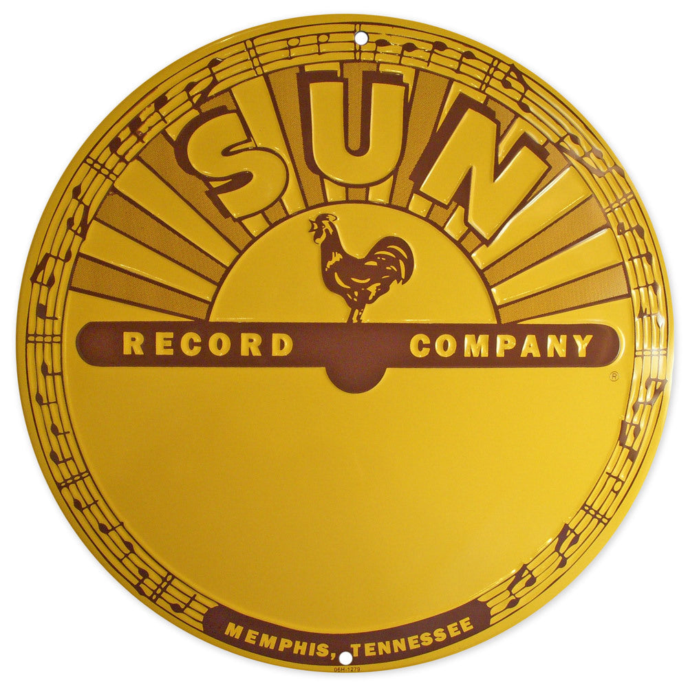 Sun Logo Aluminum Sign – Sun Records
