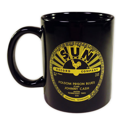 Johnny Cash Black Mug