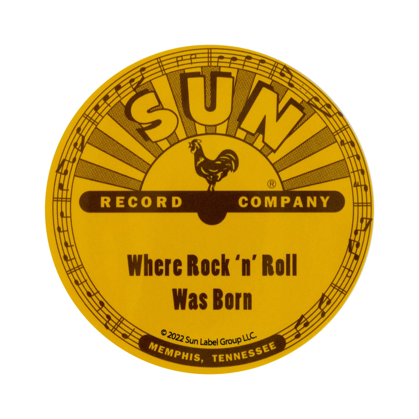 Where Rock "N" Roll Sticker