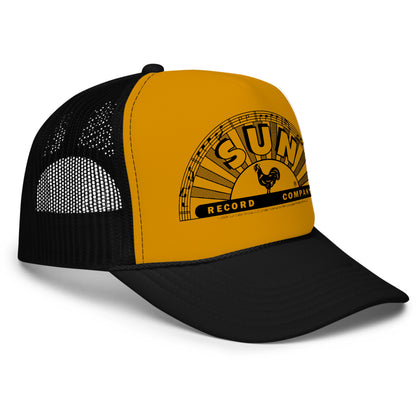 Sun Records Half Logo Yellow Trucker Hat