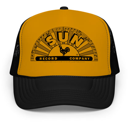 Sun Records Half Logo Yellow Trucker Hat