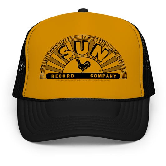 Sun Records Half Logo Yellow Trucker Hat