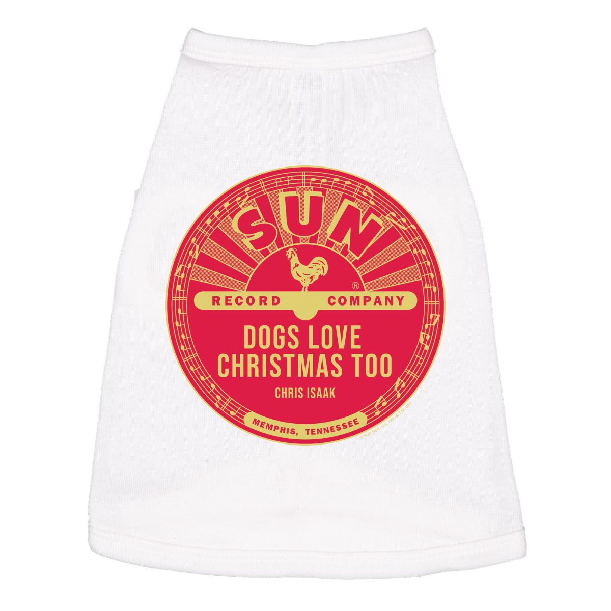 Dogs Love Christmas Too Doggie Tank