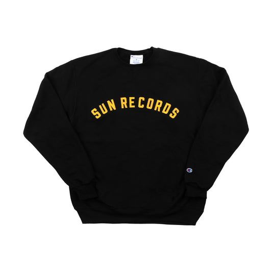 Sun Records Embroidered Champion Crew Neck Sweatshirt