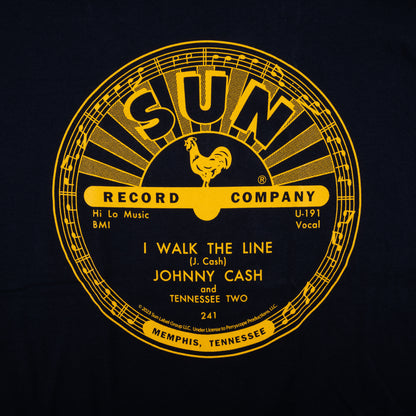 Sun Records T-Shirt Johnny Cash Walk The Line...