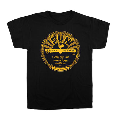 Sun Records T-Shirt Johnny Cash Walk The Line...