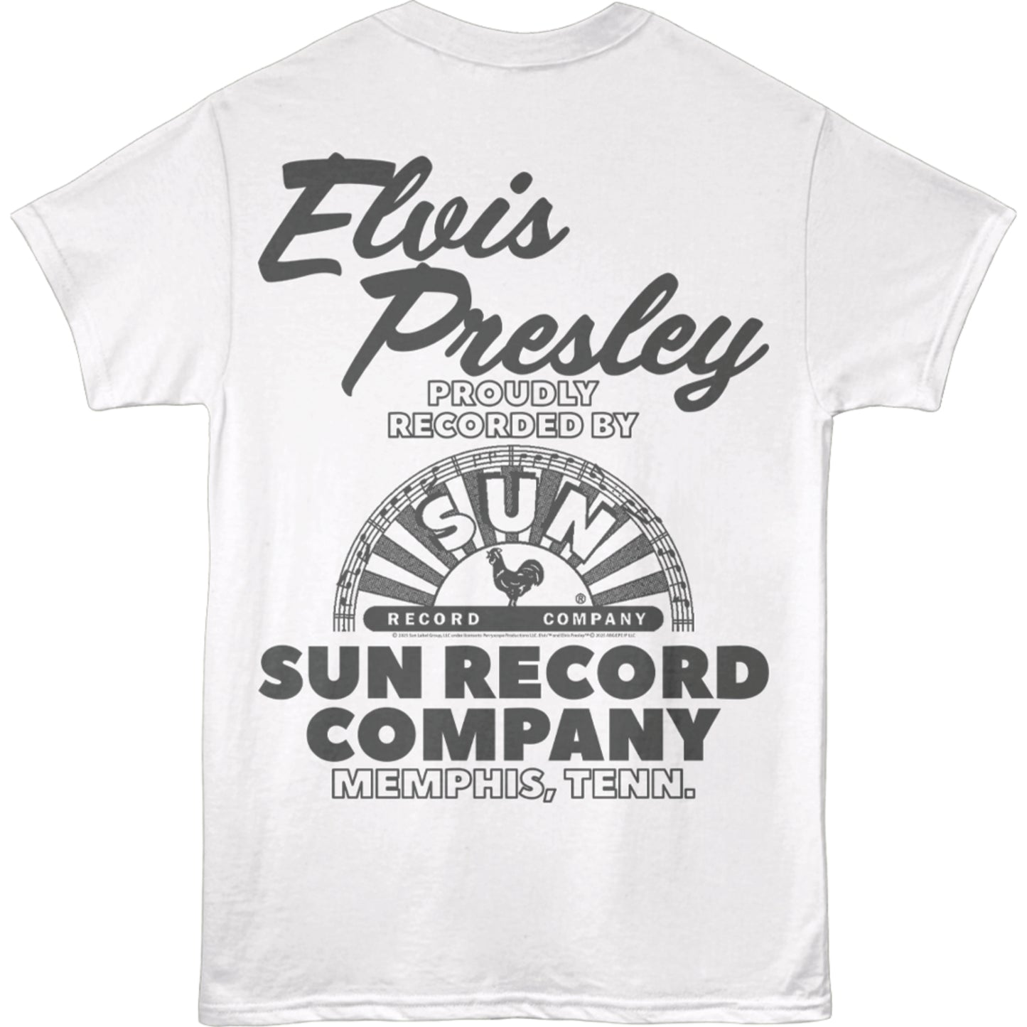 Elvis Double Sided Sun Records T-Shirt