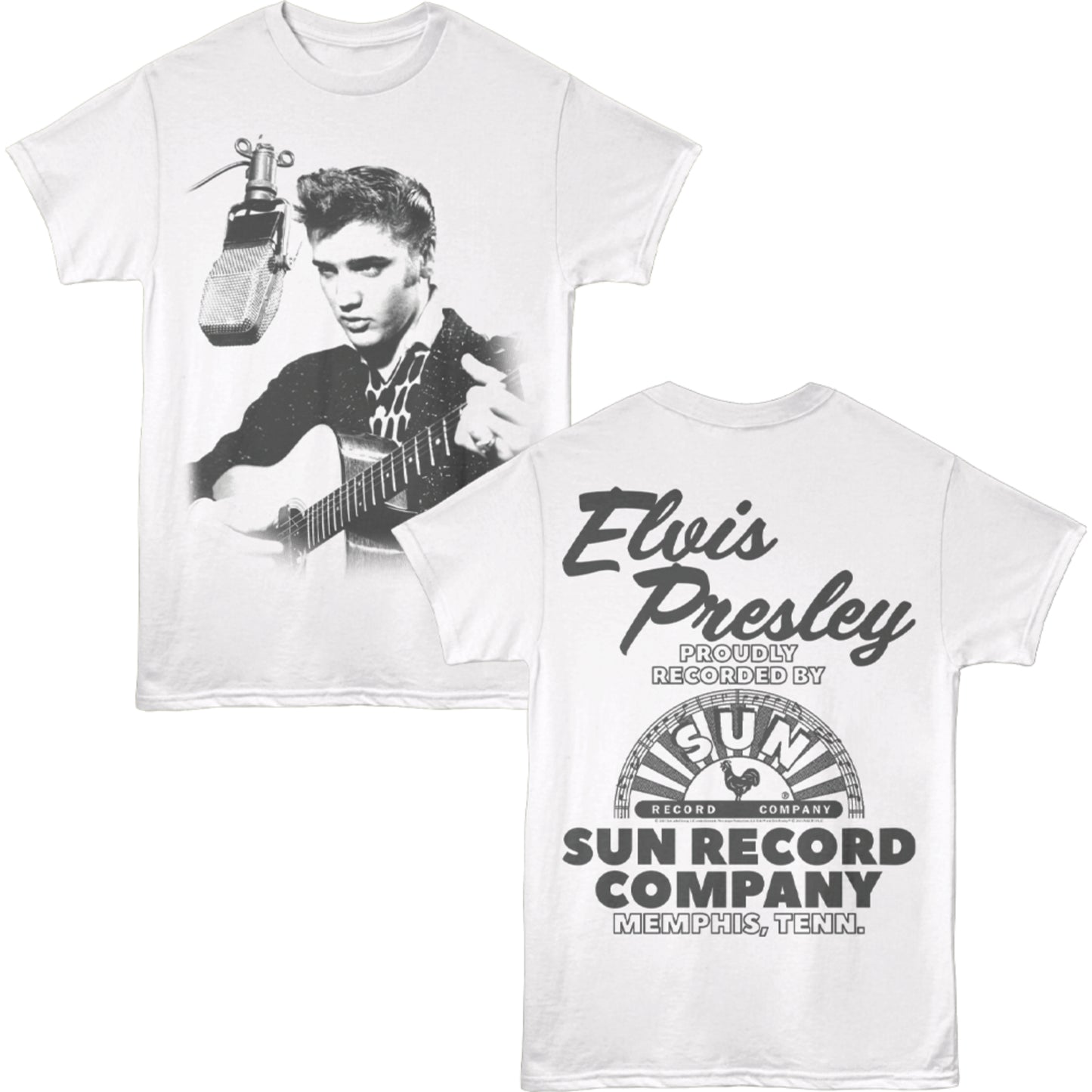 Elvis Double Sided Sun Records T-Shirt