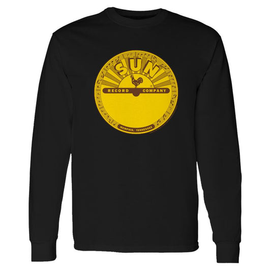 Sun Records Logo Long Sleeve Shirt - Black