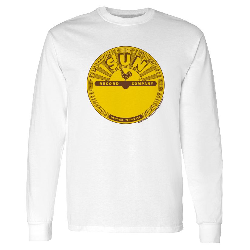 Sun Records Logo Long Sleeve Shirt - White